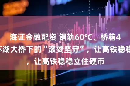 海证金融配资 钢轨60℃、桥箱40℃！沪苏湖大桥下的“滚烫坚守”，让高铁稳稳立住硬币